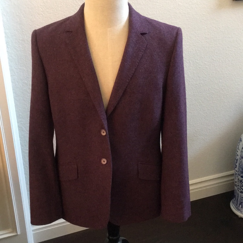 Ted Baker Endurance vintage purple 100% wool blazer